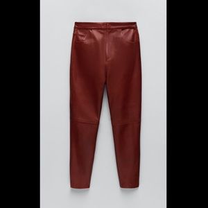 Zara Limited Edition Leather Pants M, Sold Out